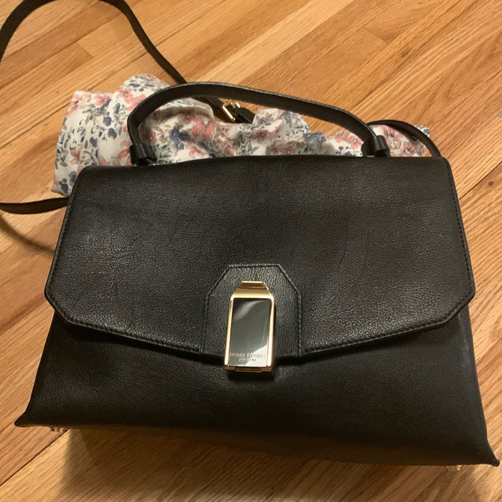 Henri Bendel Black Satchel